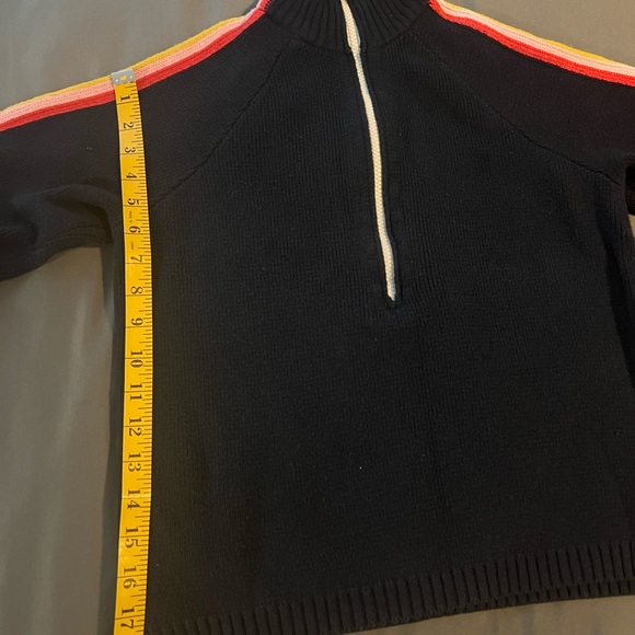 Marine Layer Navy half -zip woman’s sweater XS excellent used condition - Picture 8 of 9